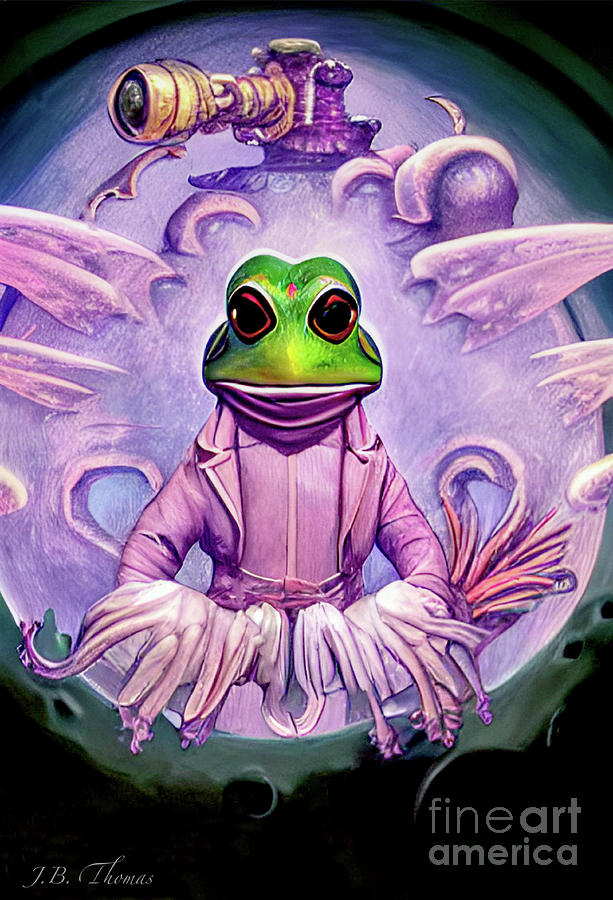 Confident Frog Ver.1 Digital Art by JB Thomas