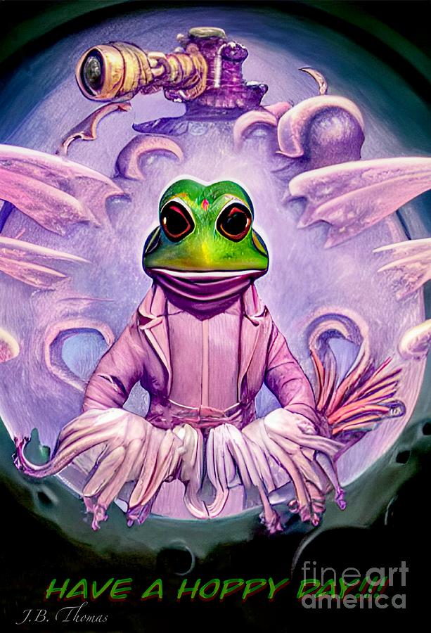 Confident Frog Ver.2 Digital Art by JB Thomas