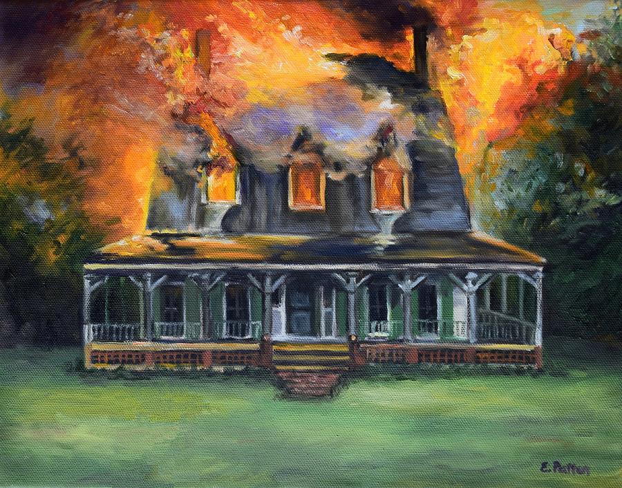 Conflagration Painting by Eileen Patten Oliver