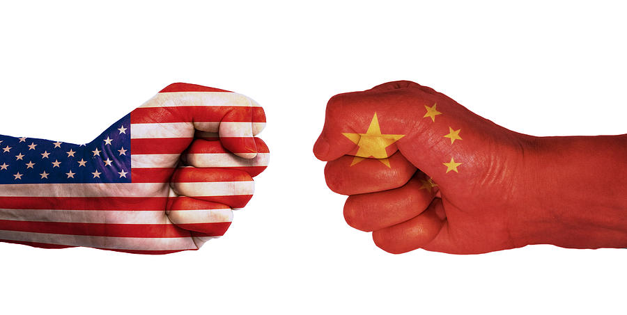 Conflict between USA and China Photograph by Yaorusheng