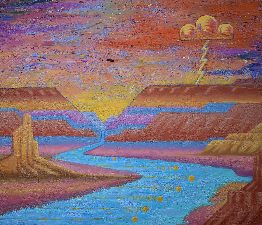 Confluence Painting by Jeff Sartain