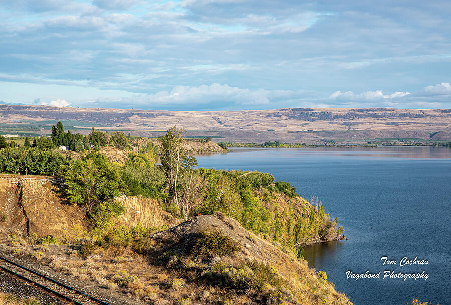 Confluence of Okanogan and Columbia Rivers Photograph by Tom Cochran