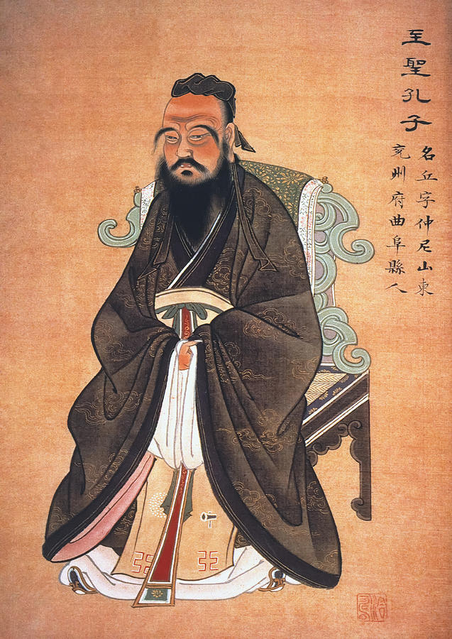 Confucius Painting - Confucius by Mango Art