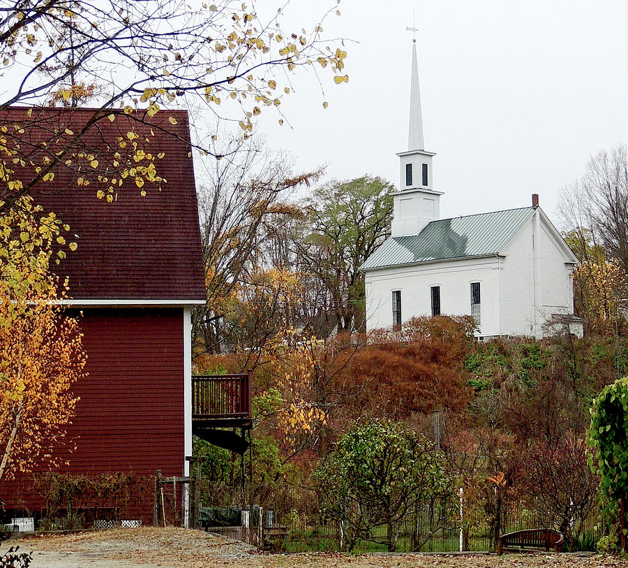 Congregational Church of Barnet Vermont Photograph by Nancy Griswold