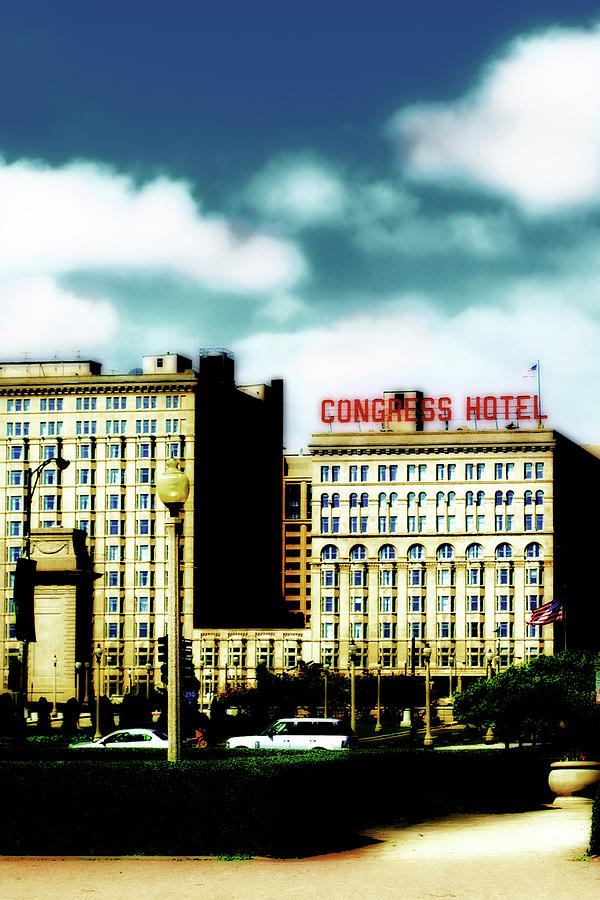 Chicago Photograph - Congress Hotel by Simone Hester