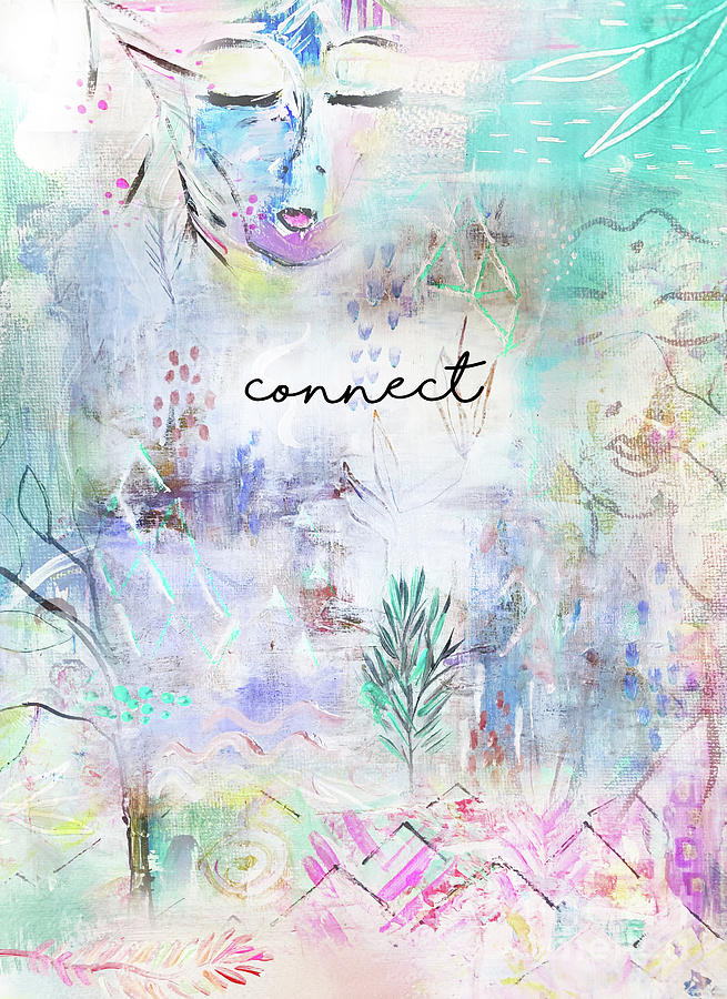 Connect Mixed Media by Claudia Schoen
