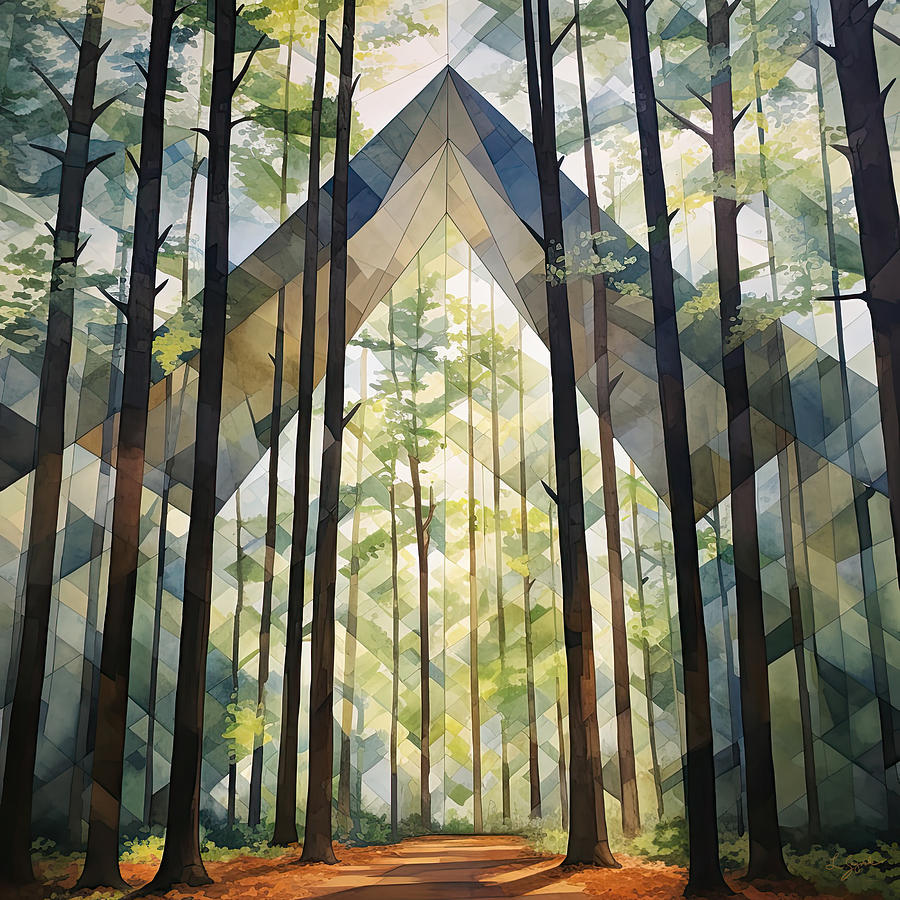 Connect with Nature - Outdoor Art Painting by Lourry Legarde