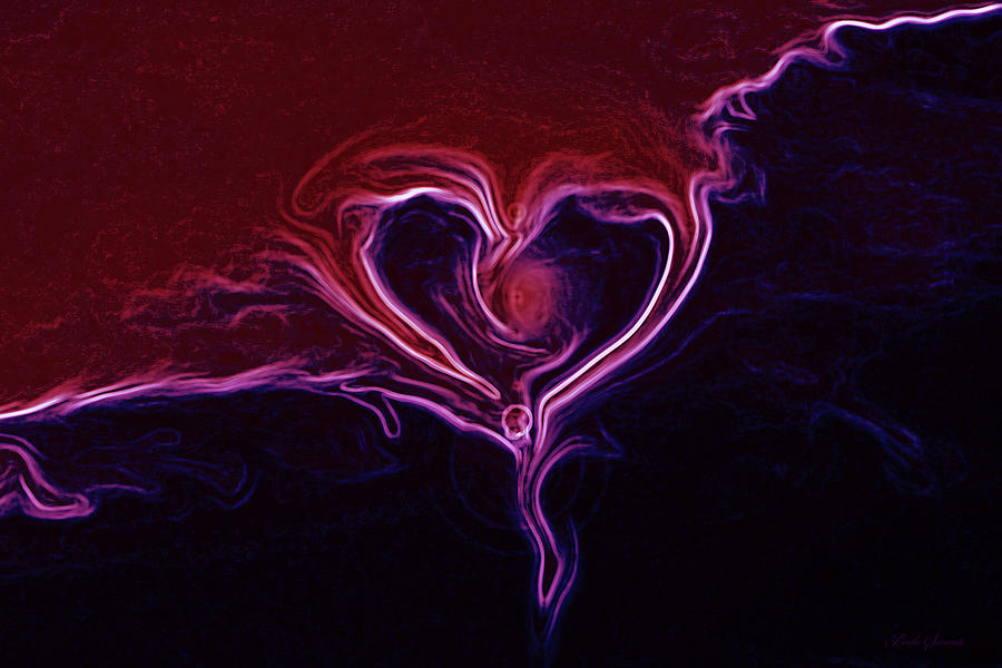 Connect With The Heart Digital Art by Linda Sannuti