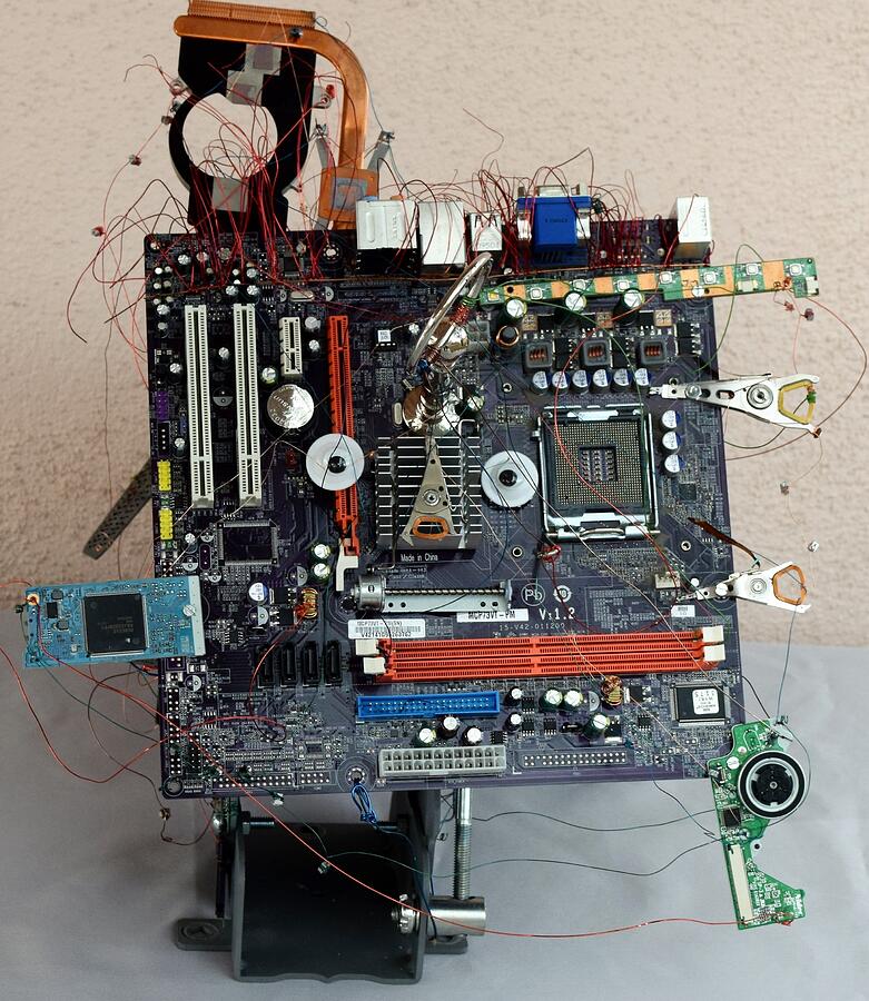 Computer Mixed Media - Connected by Charla Van Vlack Computer Mixed Media - Connected by Charla Van Vlack