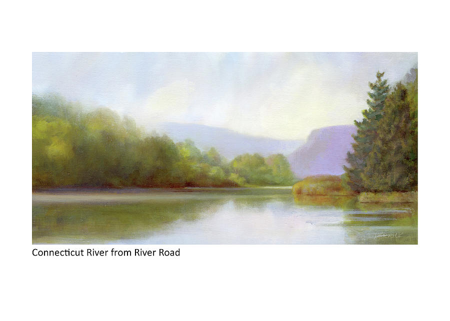 Connecticut River from River Road Painting by Betsy Derrick