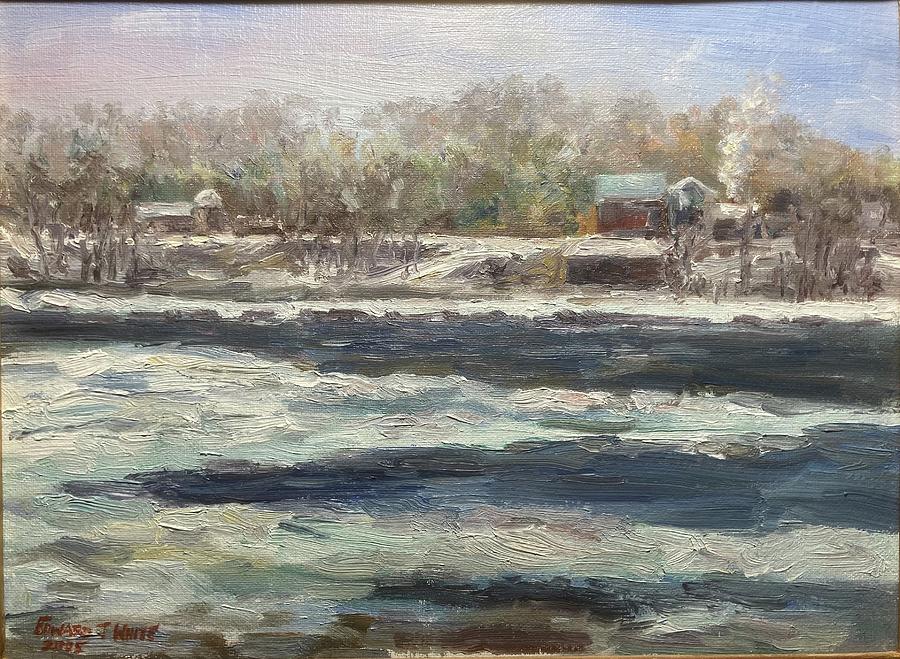 Connecticut River Thaw Painting by Edward White