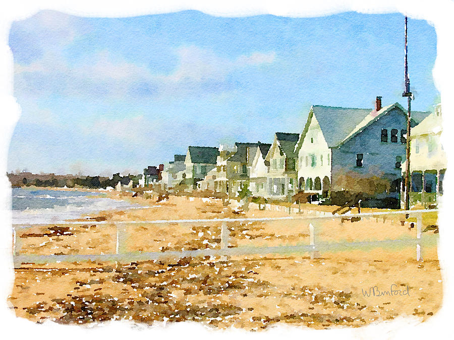 Connecticut Shore Painting by Wade Binford