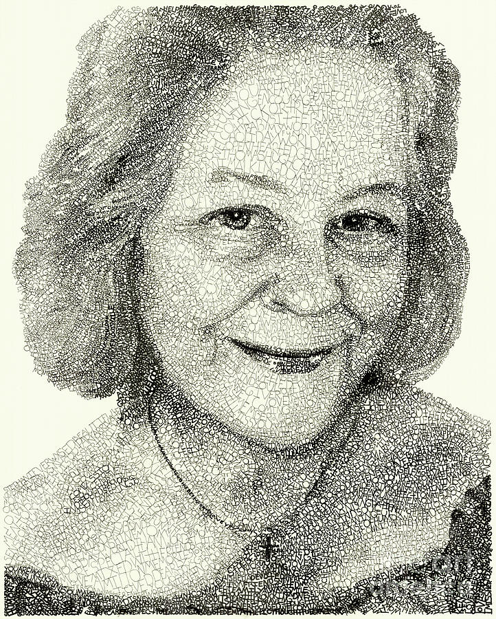 Connie Campbell Drawing by Michael Volpicelli