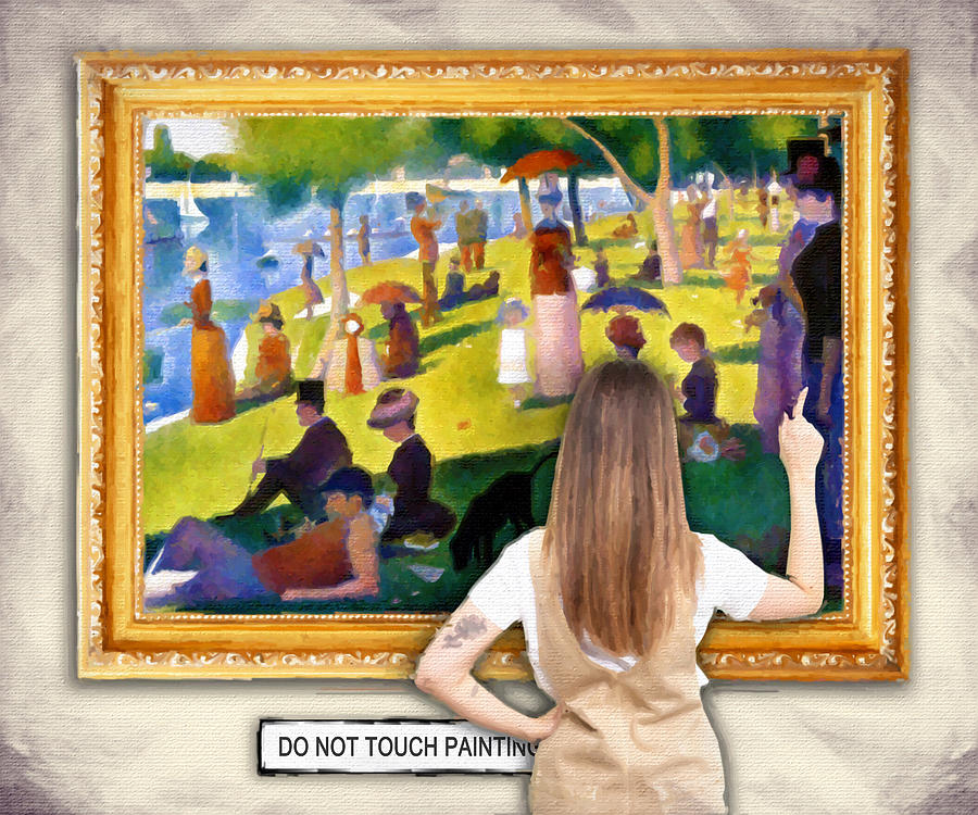 Connoisseur Observation Of Seurat Sunday Afternoon On The Island Of Grand Jatte Painting by Tony Rubino