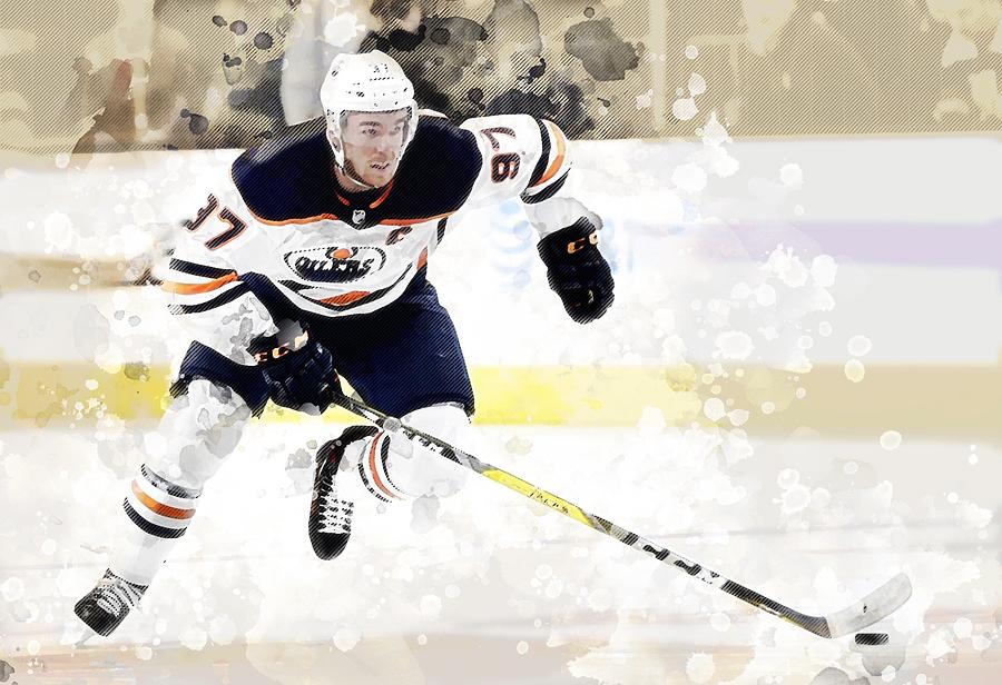 Connor McDavid Digital Art by Landolfo Martinez | Fine Art America