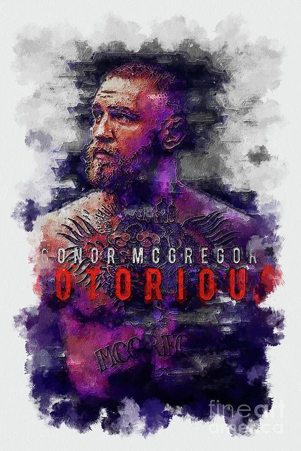 Conor Mcgregor Notorious Painting by Emelia Marquardt - Pixels