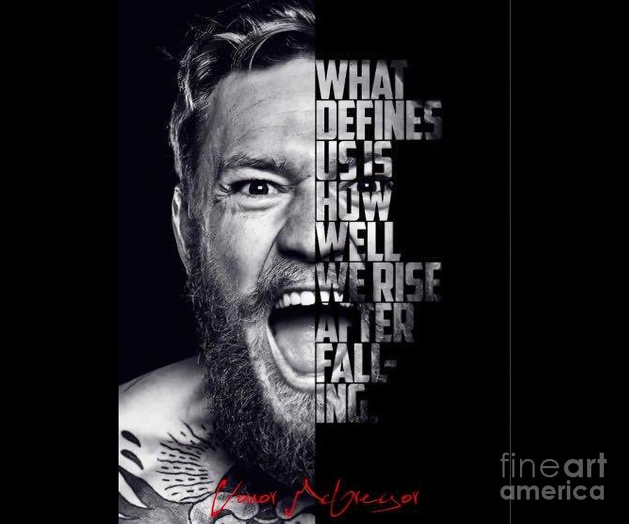 Conor McGregor Quote Painting by Joe Edwards - Fine Art America
