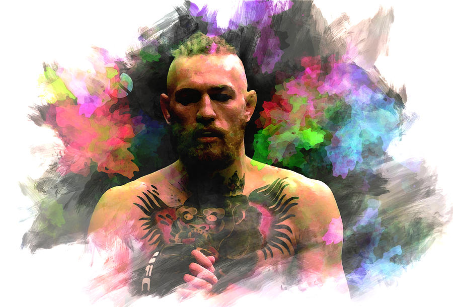 Conor McGregor the Ultimate Fighter Mixed Media by Brian Reaves