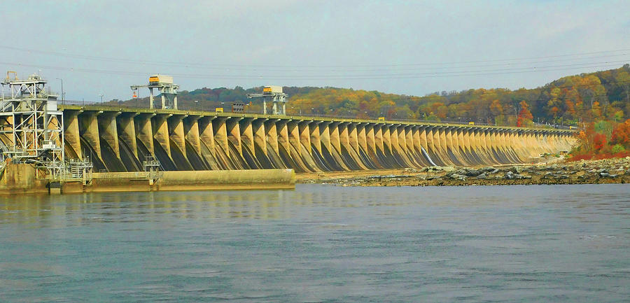 Architecture Photograph - Conowingo Dam in Maryland by Emmy Marie Vickers