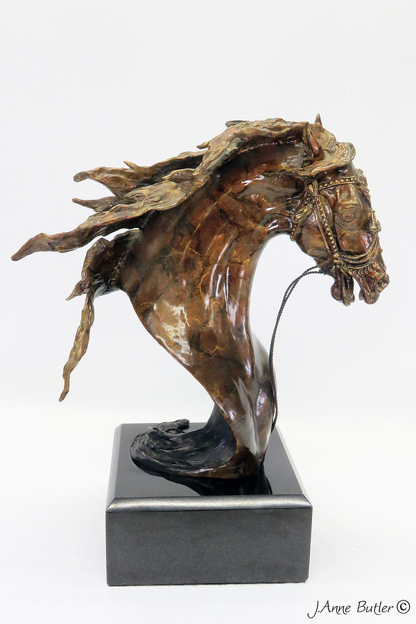 Conquistador Sculpture by J Anne Butler