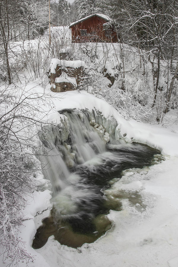 Conrads Mill Winter Photograph by White Mountain Images