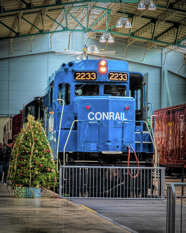 Conrail Diesel Locomotive 2233 Photograph by Kristia Adams