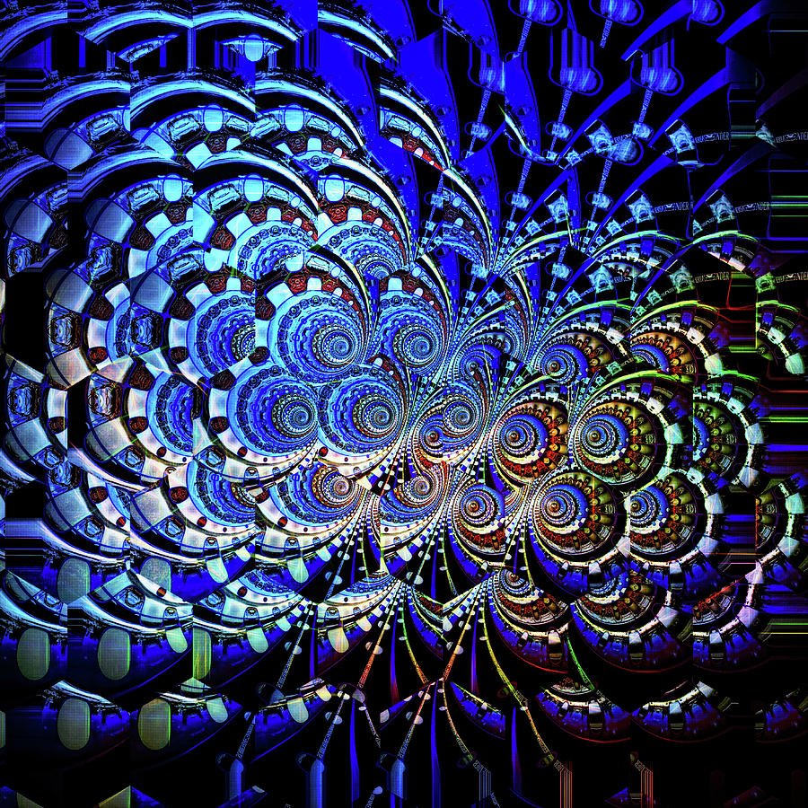 Inspirational Digital Art - Consciousness Mandala by Delia Quigley
