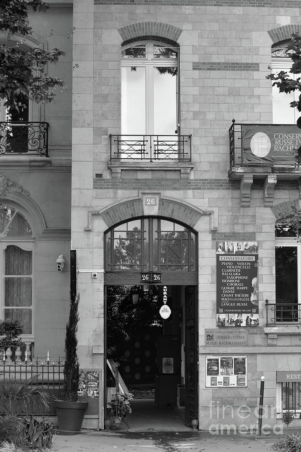 Conservatoire Serge Rachmaninoff de Paris Photograph by Yvonne Johnstone