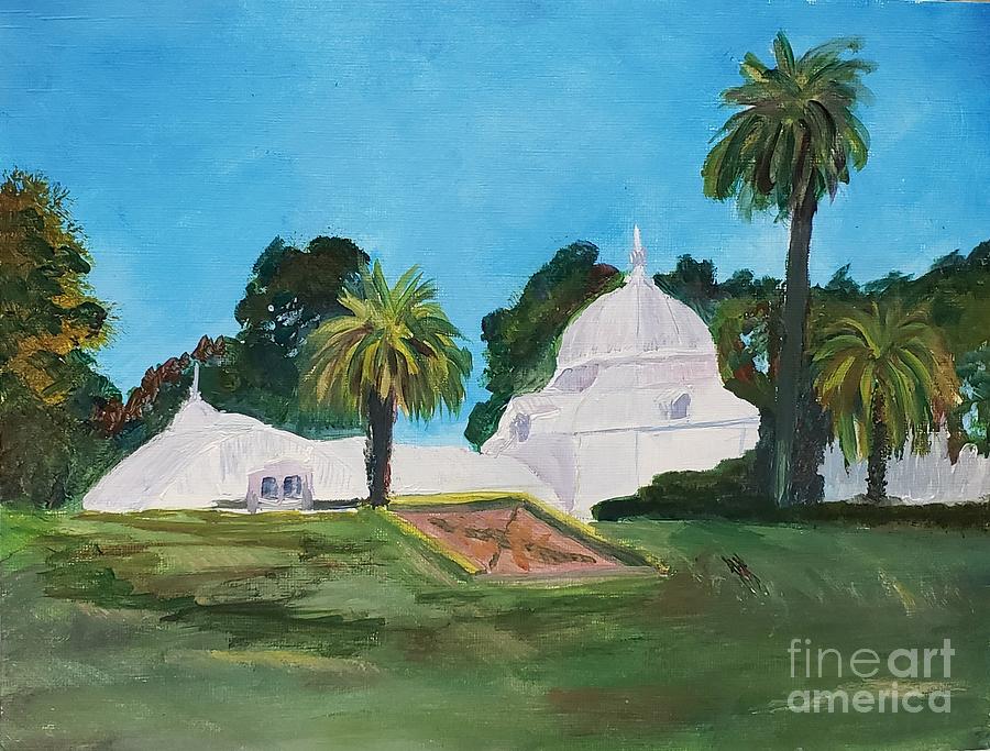 Conservatory Of Flowers Painting