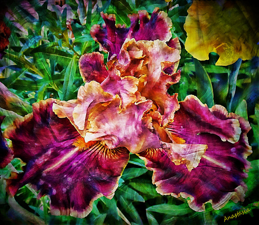 Consider The Lilies Mixed Media by Anastasia Savage Ealy
