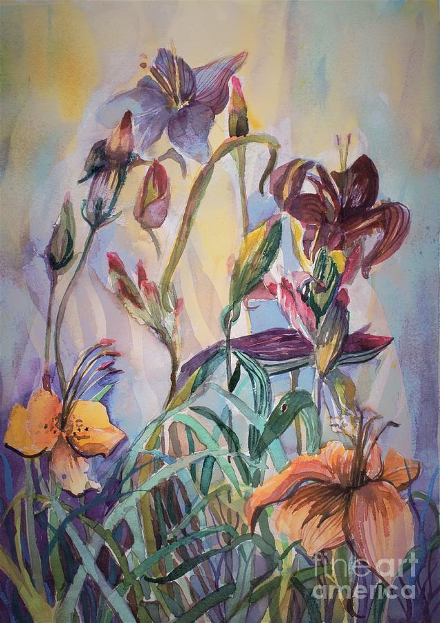 Consider the lilies of the field Painting by Mindy Newman