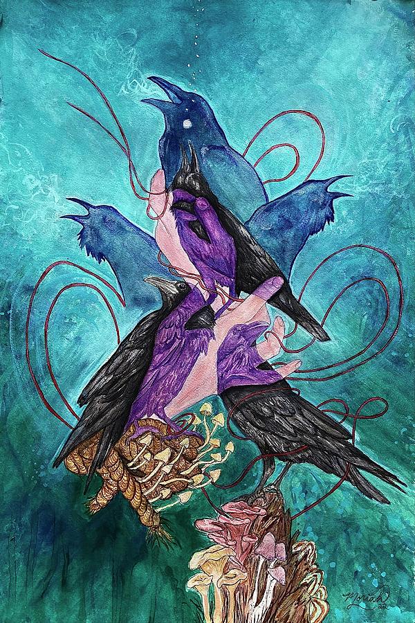 Consider the Ravens Painting by Moriah Mylod | Fine Art America