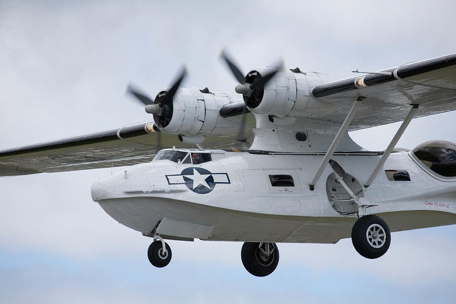 Consolidated Catalina at Farnborough International Airshow, July Photograph by Ian Middleton