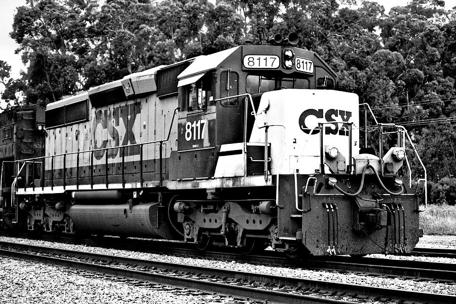 Consolidation -- CSX Transportation SD40-2 Locomotive in San Luis Obispo, California Photograph by Darin Volpe