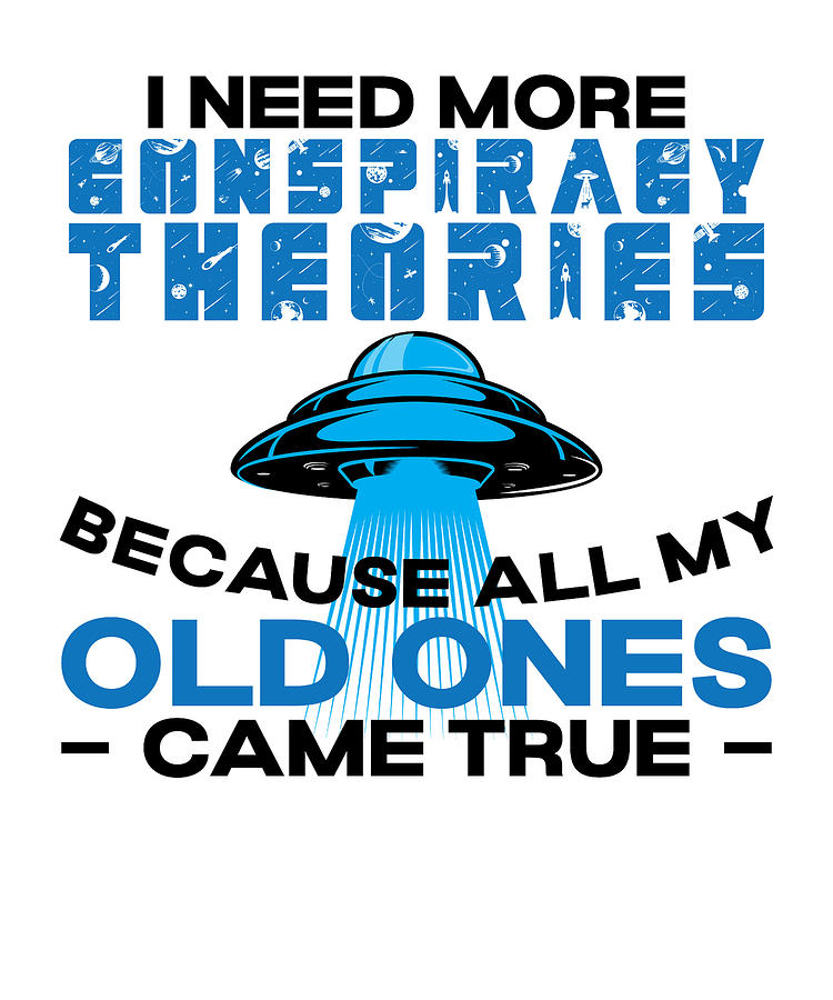Alien Digital Art - Conspiracy Theory Extraterrestrial ET UFO by Toms Tee Store