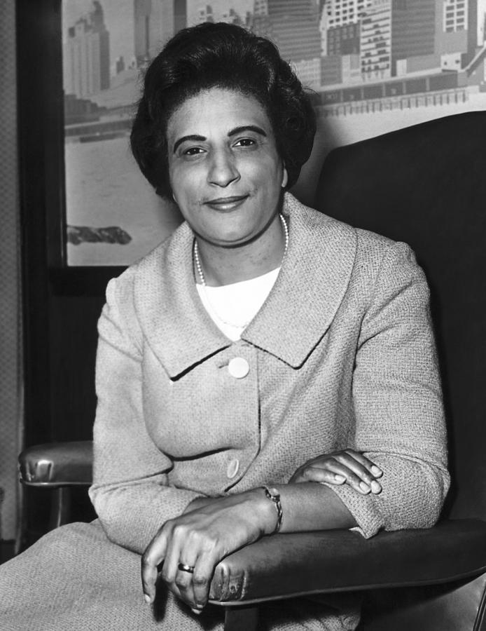 Constance Baker Motley Portrait - 1965 Photograph by War Is Hell Store