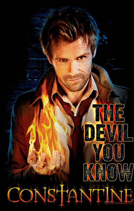 Constantine Devil You Know Poster nostalgia Painting by Mary Smith ...