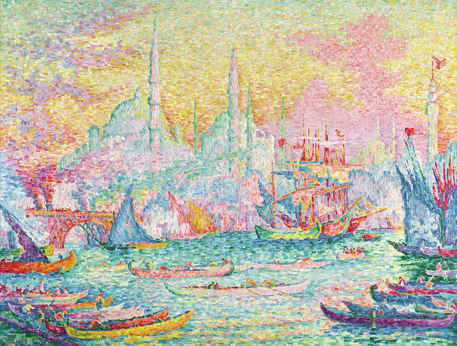 Constantinople By Paul Signac Painting