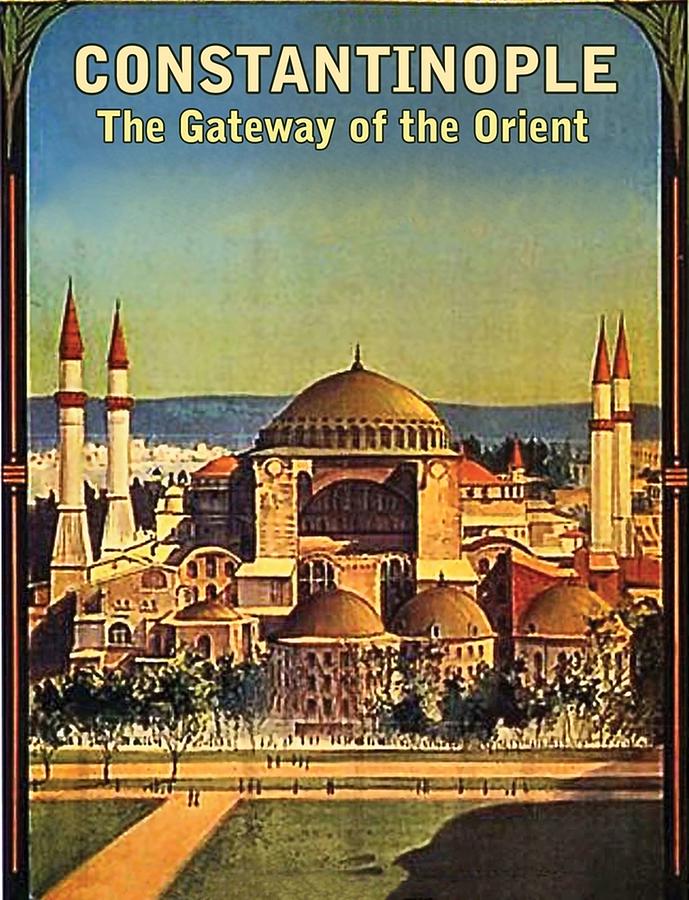 travel brochure for constantinople