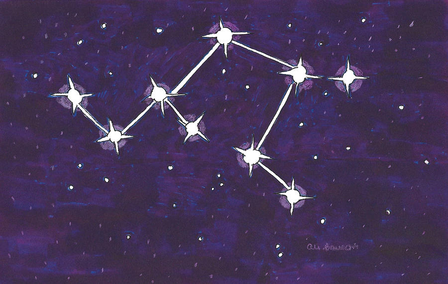 Constellation  Drawing by Ali Baucom