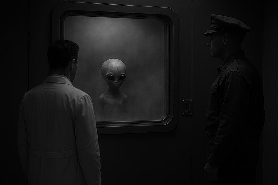 Contained Alien Ai Art by Brian Wallace - Fine Art America