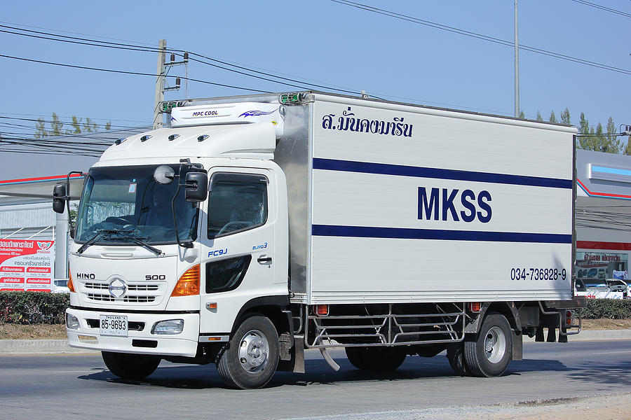 Container truck of MKSS Transportation Photograph by Nuttapong