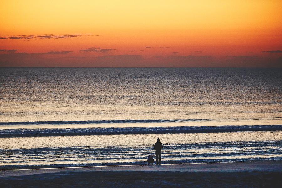 Contemplation at the beach Photograph by Robbi Read - Fine Art America