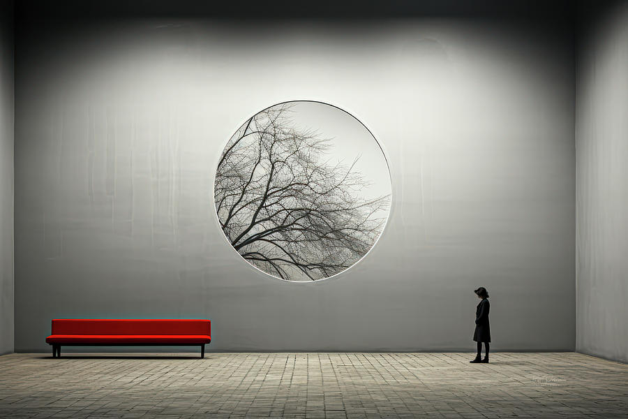 Contemplation Circle Digital Art by Bill Posner