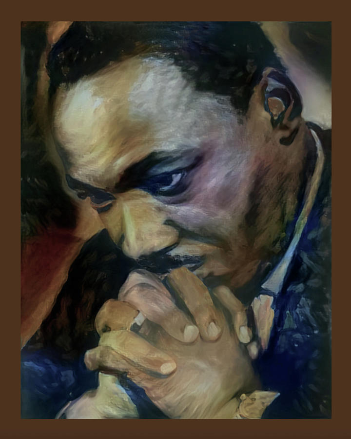 Contemplation - MLK1 Digital Art by Artistic Mystic