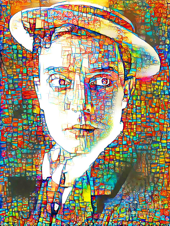 Contemporary Buster Keaton 20200903v3 Photograph by Wingsdomain Art and Photography
