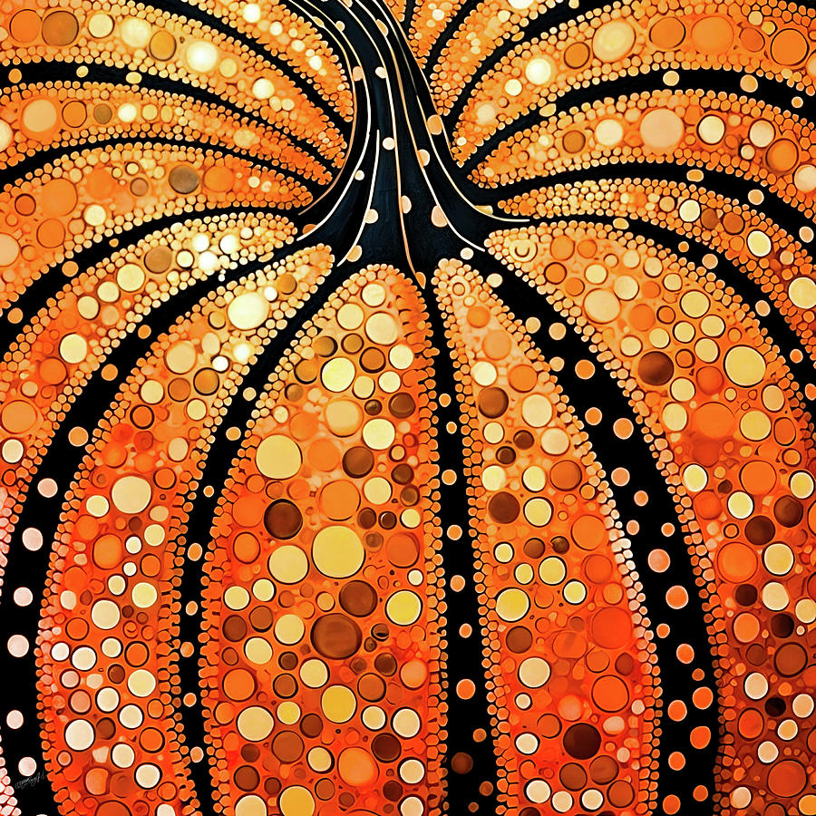 Contemporary Harvest  Painting by OLena Art by Lena Owens - Vibrant DESIGN