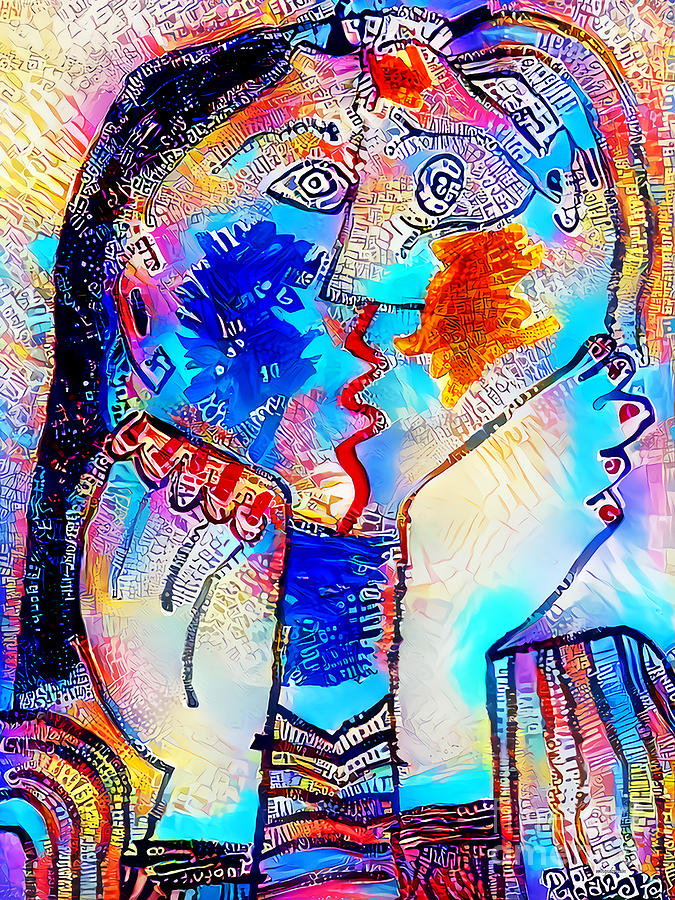 Contemporary Urban Picasso The Kiss 20211018 Photograph by Wingsdomain Art and Photography