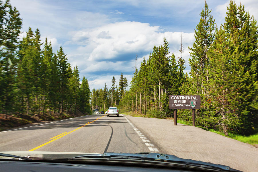 Continental Divide in Yellowstone National Park Photograph by Tatiana Travelways