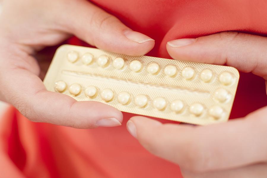 Contraceptive pill Photograph by Ian Hooton